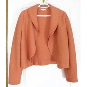Gerry Weber orange boiled wool cardigan/blazer